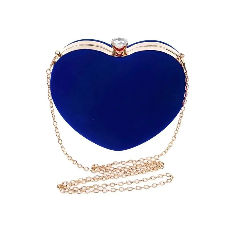 Blue Heart Purse handbag
